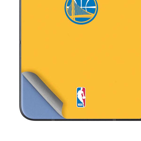 NBA Golden State Warriors Standard - Yellow Galaxy Z Fold5 5G Skin